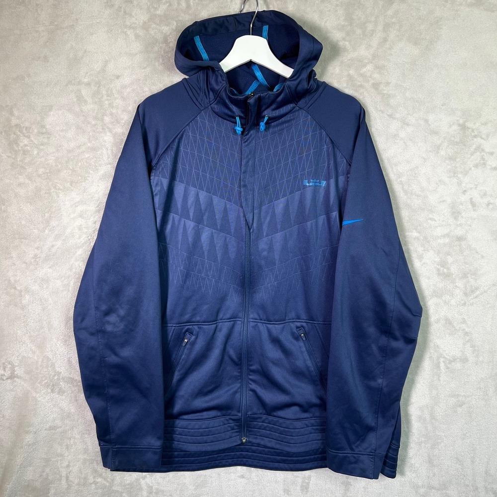 Nike Lebron James Jacket Ultimate Hyper Elite Mens XXL Therma-Fit Zip Up *READ*